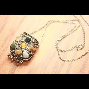 Vintage pouch pendant